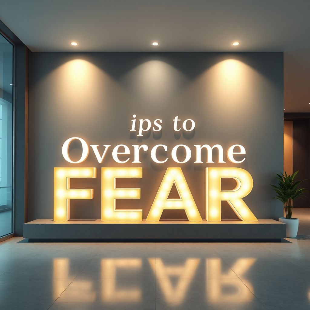 เคล็ดลับเพื่อเอาชนะความกลัว